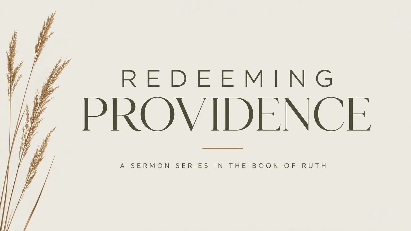 Redeeming Providence in Tragedy