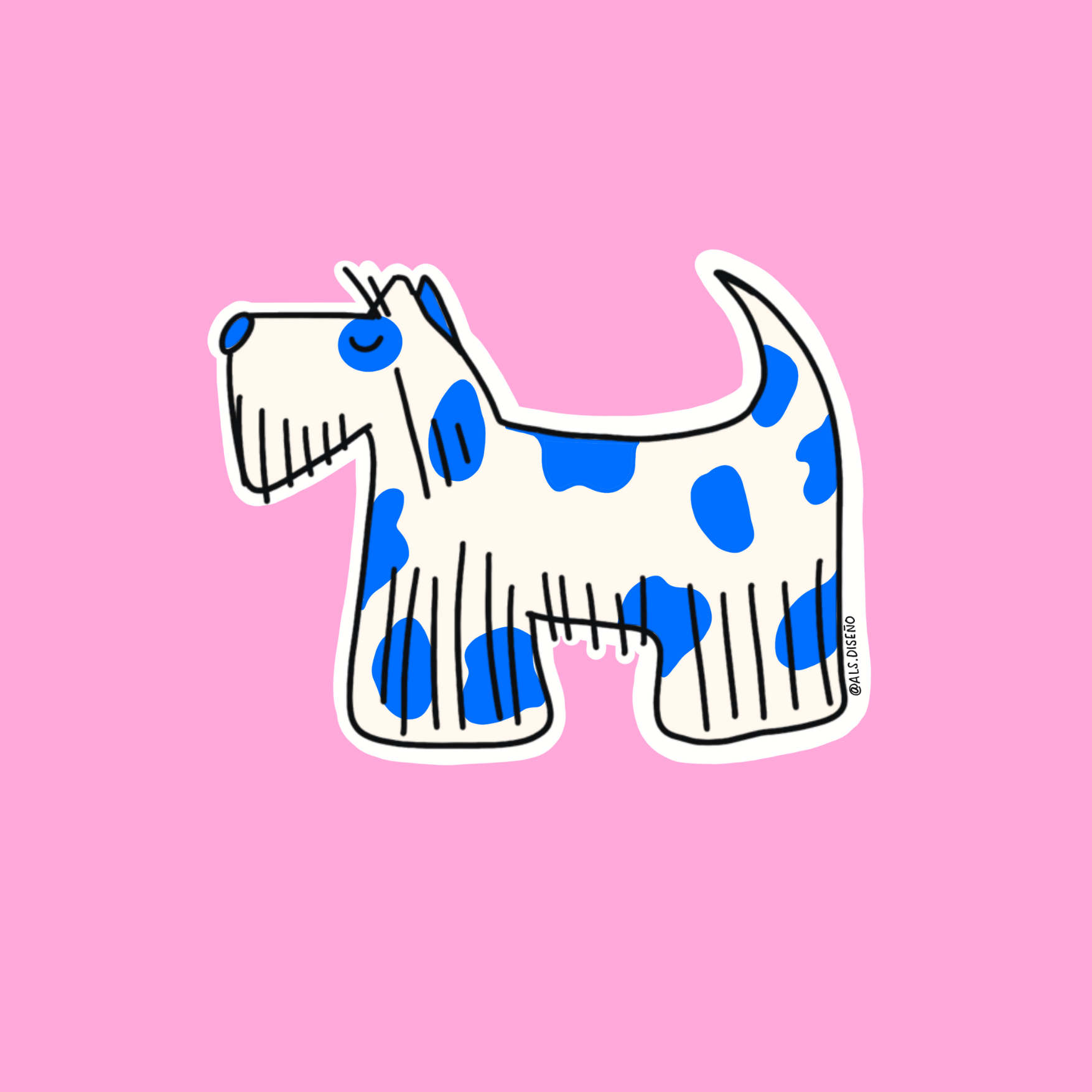 Schnauzer Dog Sticker