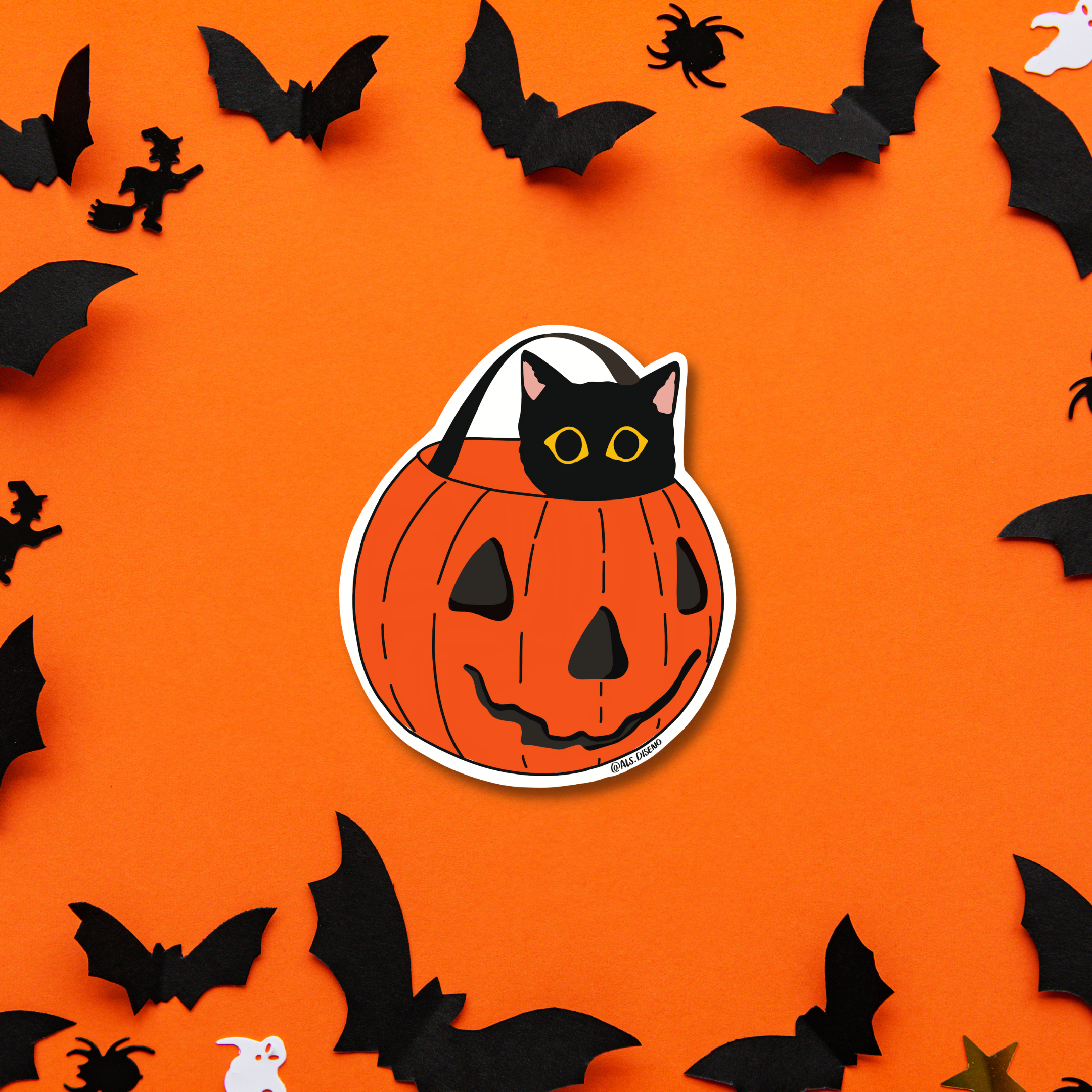 Cat Pumpkin - Orange BG.png
