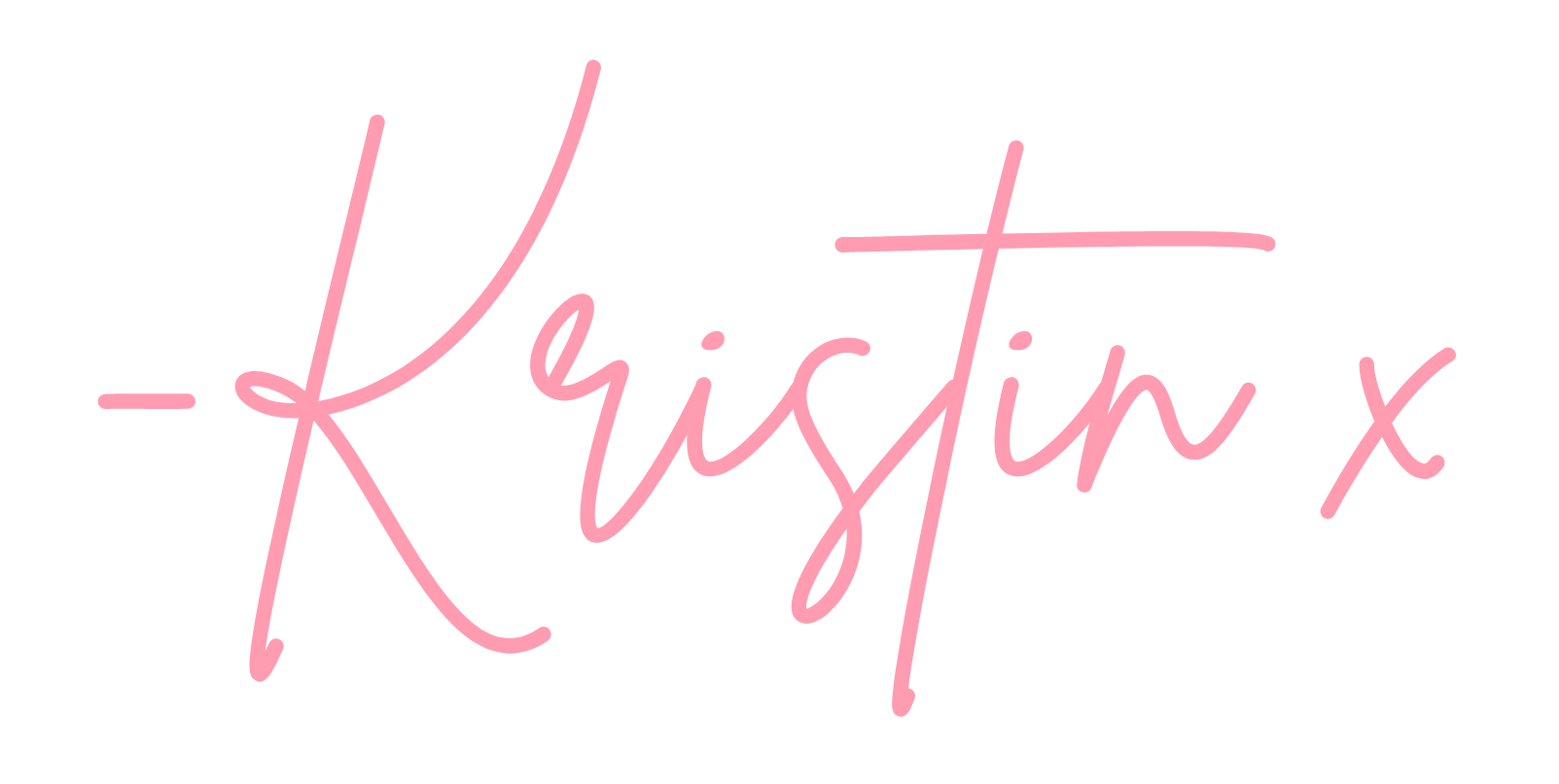Pink cursive text that says "Luxyxt" with a small pink "x" at the end.