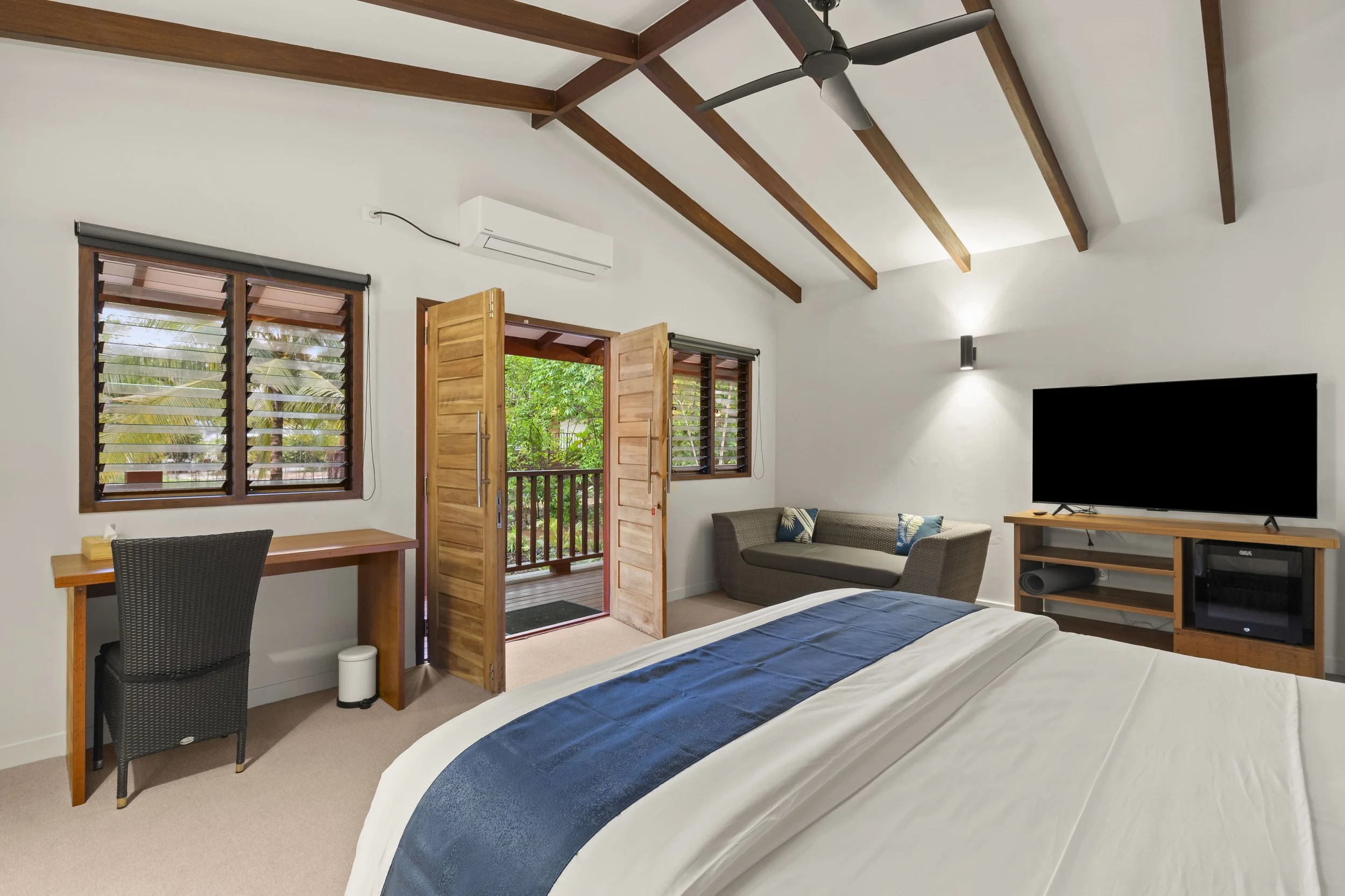 An inside view from the Jungle view suite