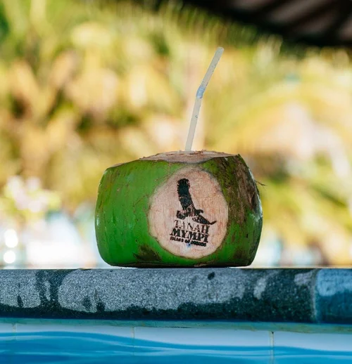 Fresh coconut at Tanah Mympi