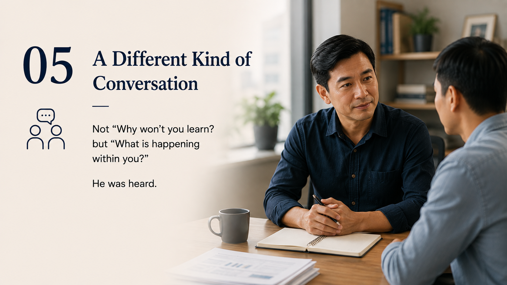 5 - A Different Kind of Conversation