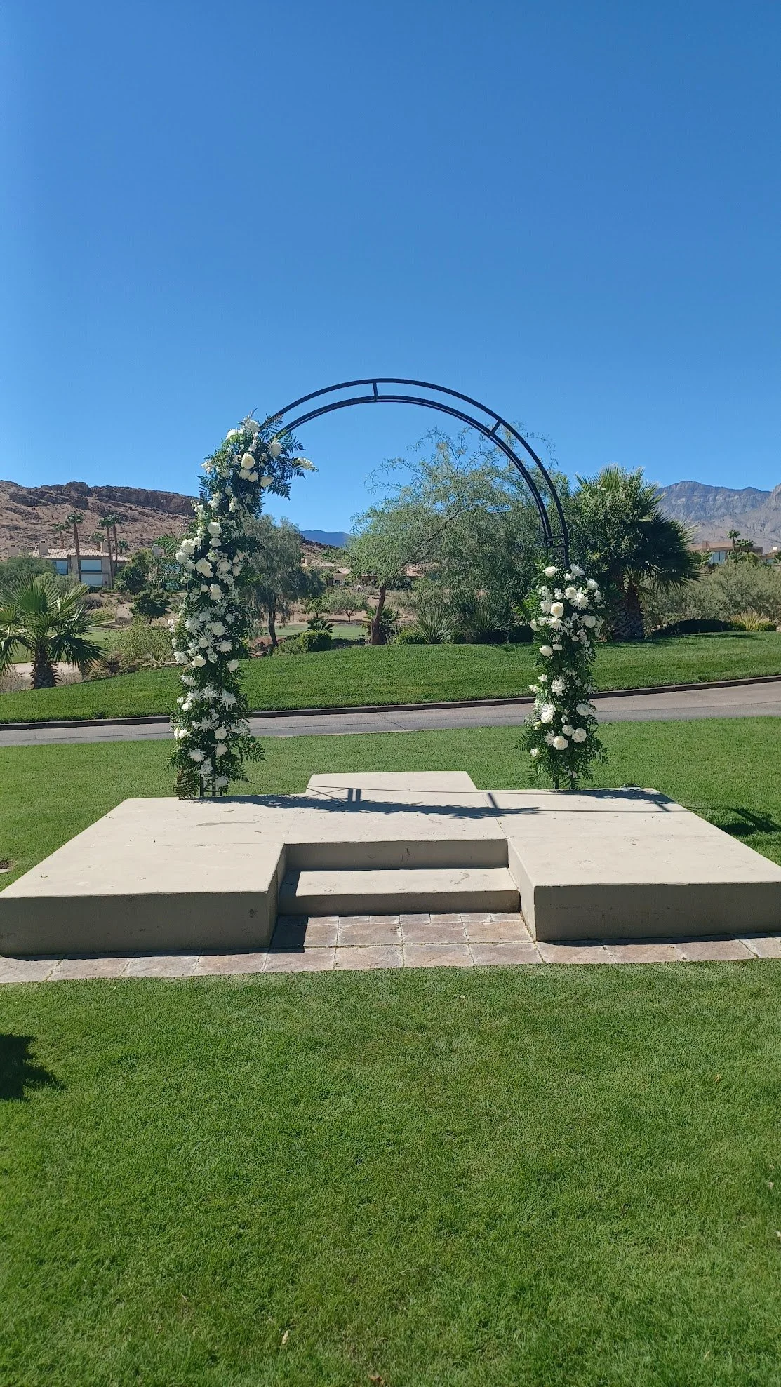 Sophisticated Floral Arch