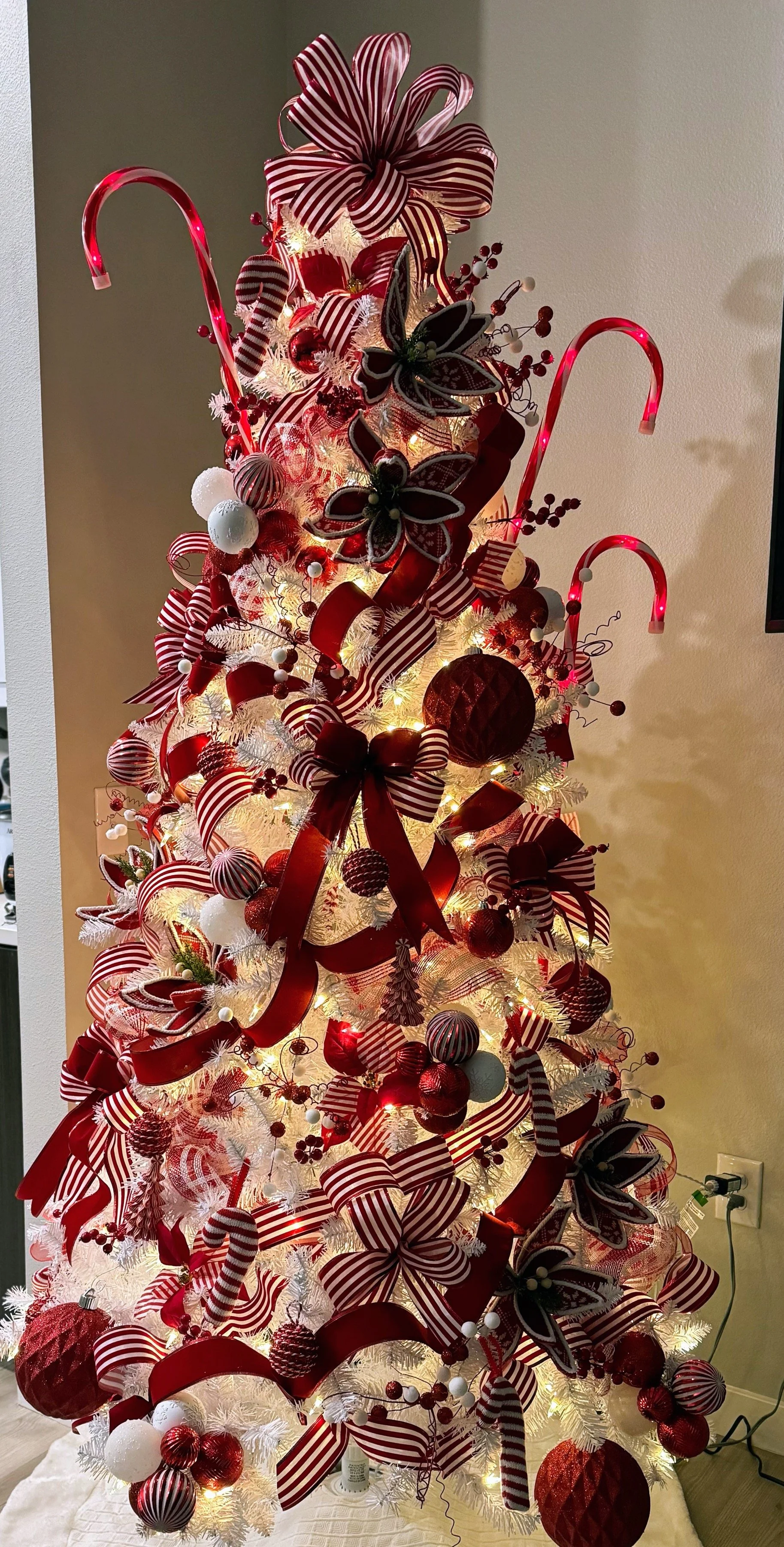 Candy Cane Delight Corporate Christmas Tree