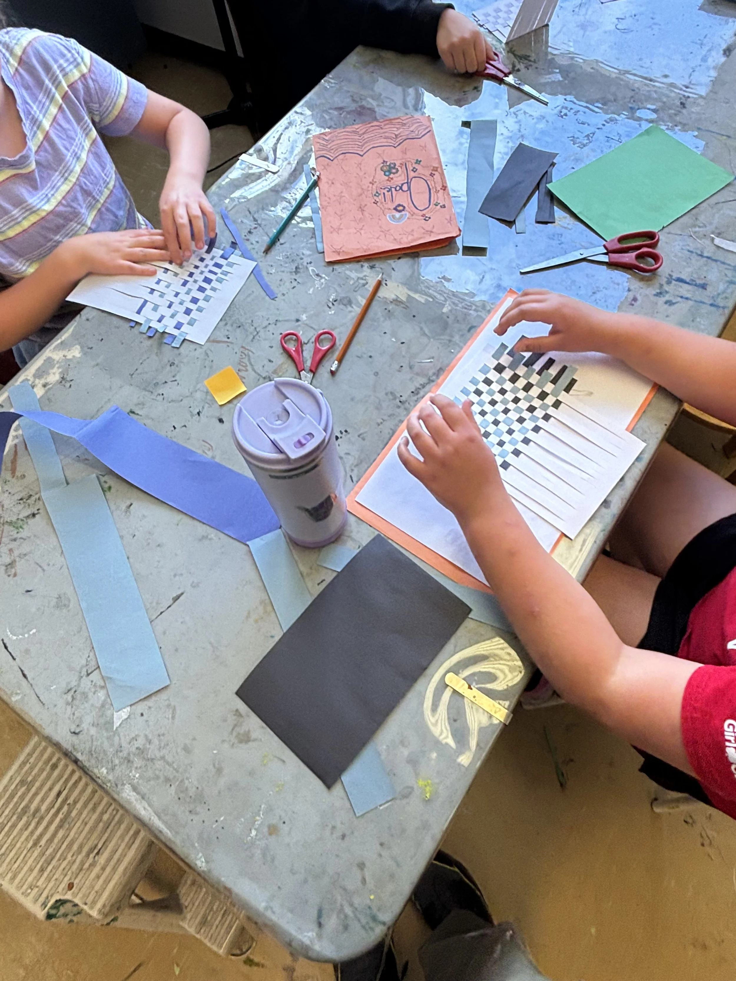 Agnes Summer Art Camp (Paper Weaving)