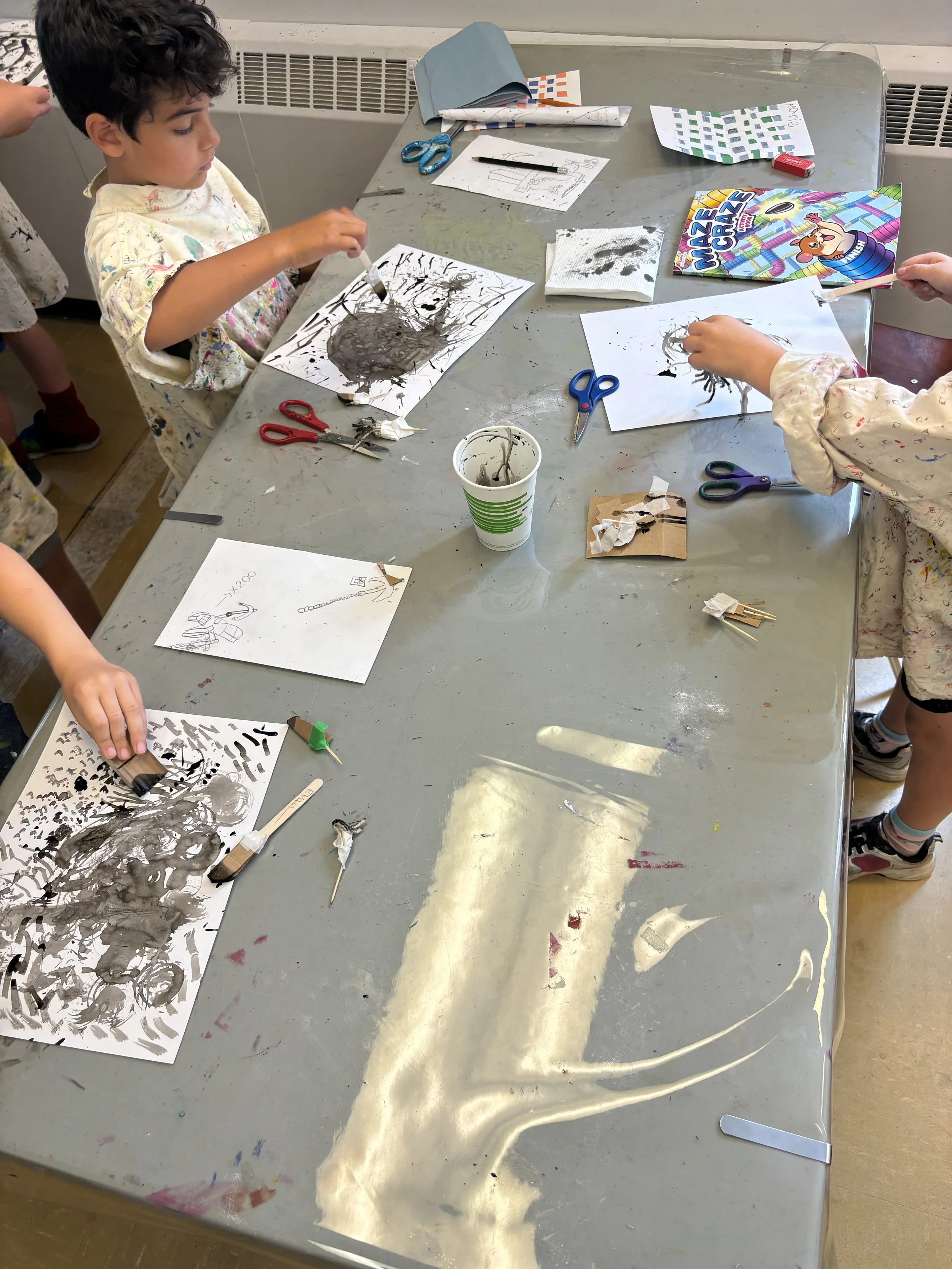 Agnes Summer Art Camp (DIY Paint Brush)