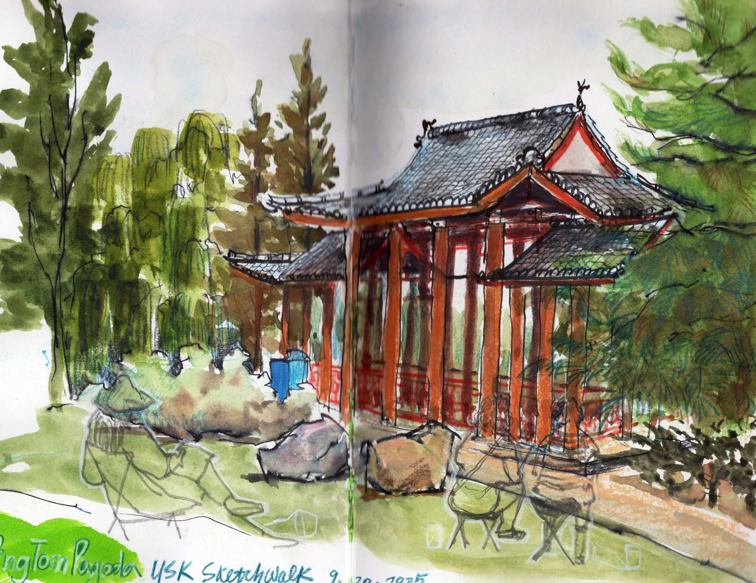 People sketching at the Chinatown sketchwalk.jpg