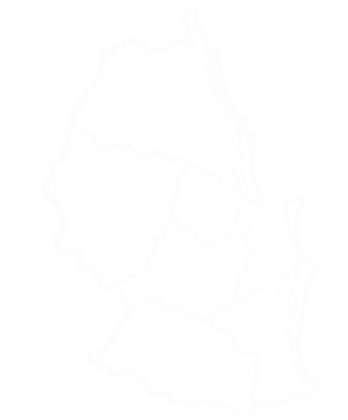 Outline map of Georgia with county boundaries highlighted.