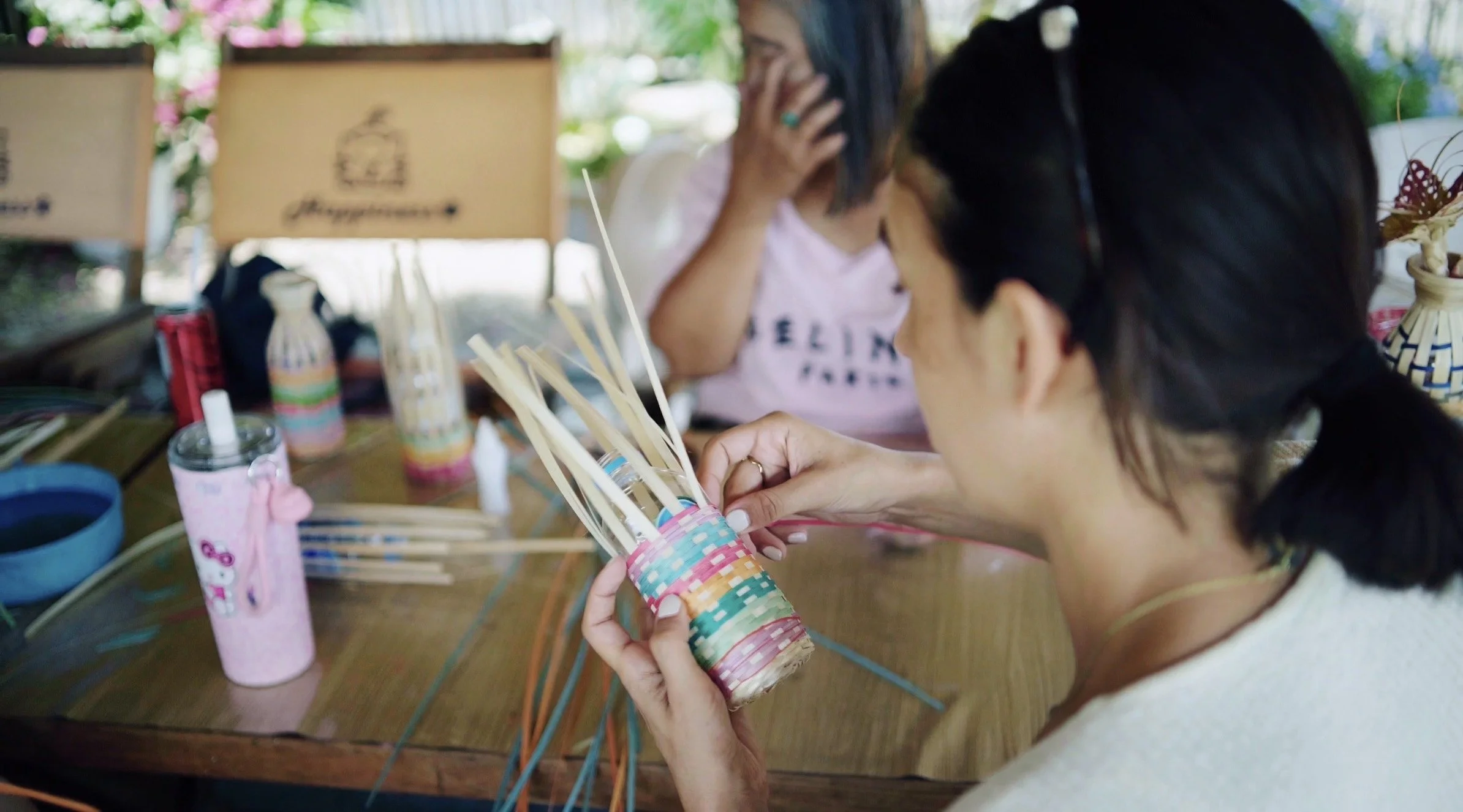 Bamboo Weaving and Fan/Umbrella Painting Workshop