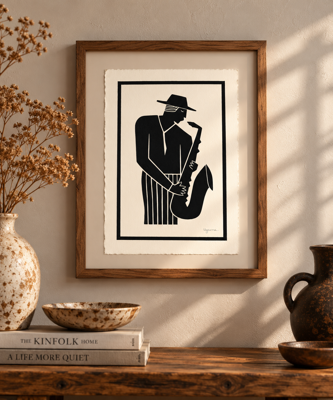 The Jazz Man | Original Ink Artwork