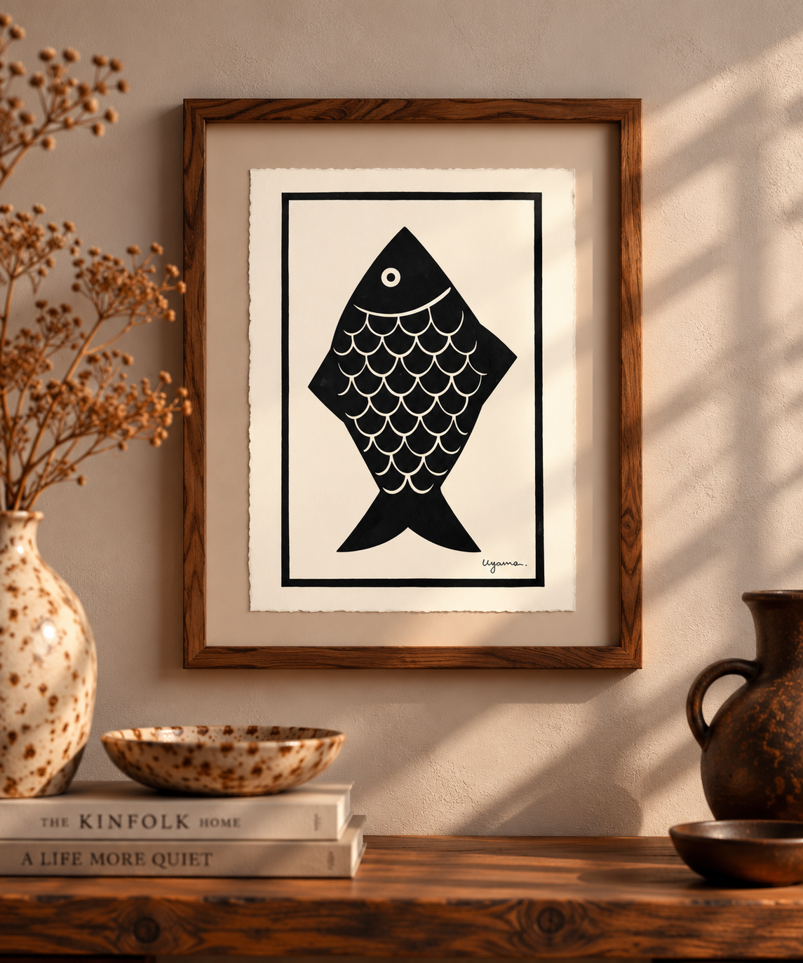 The Little Catch | Original Ink Artwork