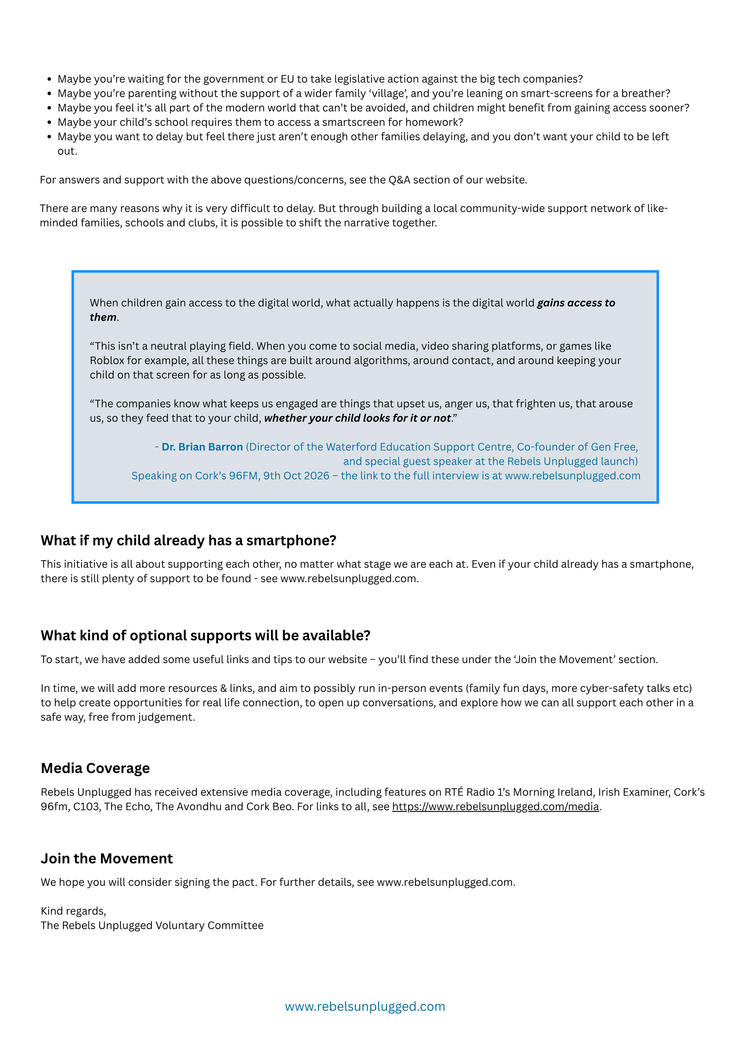 Parents Letter - Page 2 - Rebels Unplugged.png