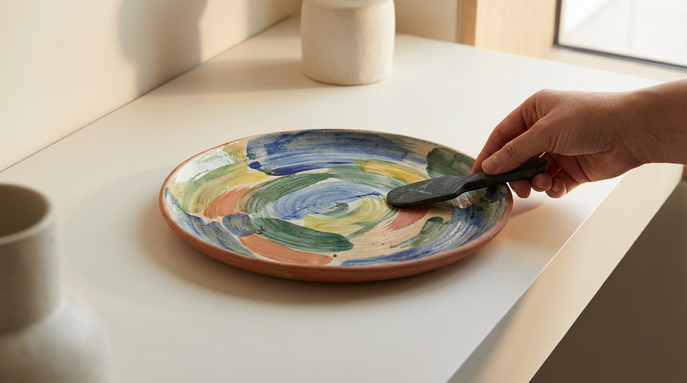 Hand-Painted Platter