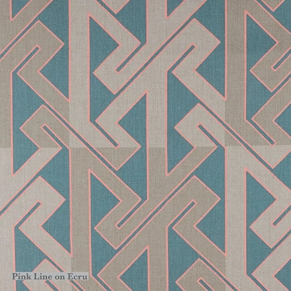 Iona | Pink Line on Ecru