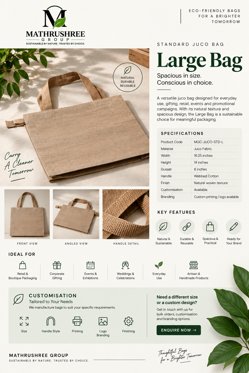 Standard Juco Bag - Large