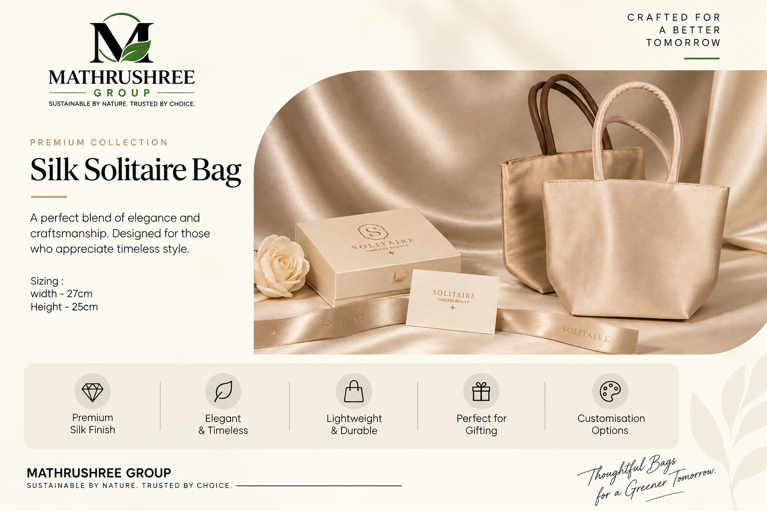 Silk Solitaire Bag