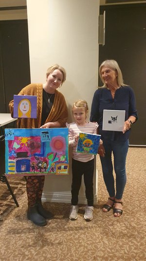 Art Club workshop at Paint & Play