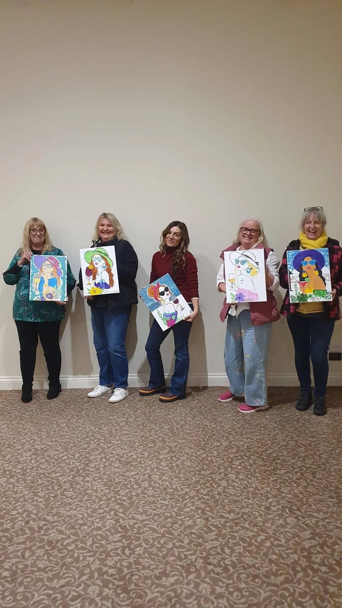 Group session at Paint & Play