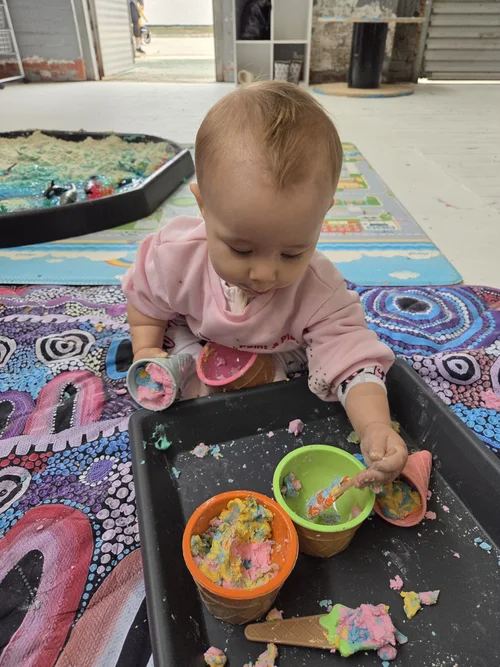 Messy Play session at Paint & Play