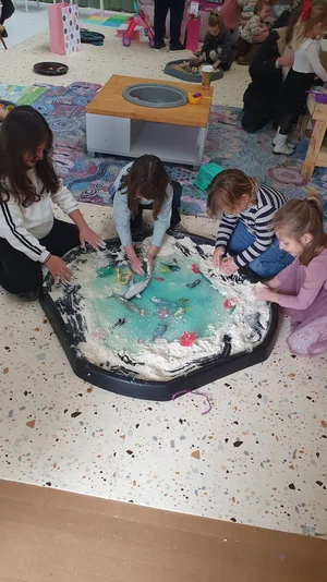 Messy Play session at Paint & Play
