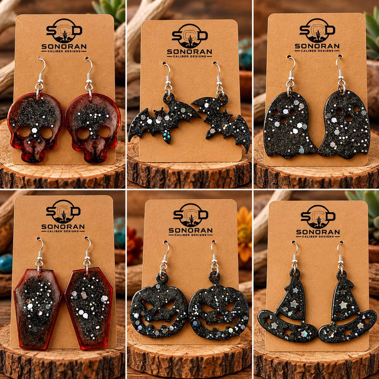 Resin earrings