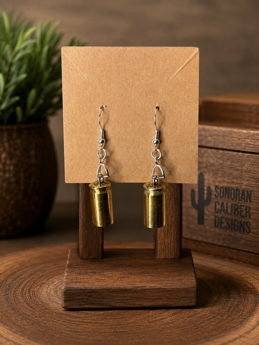 9mm Polished Bullet Hook Earrings