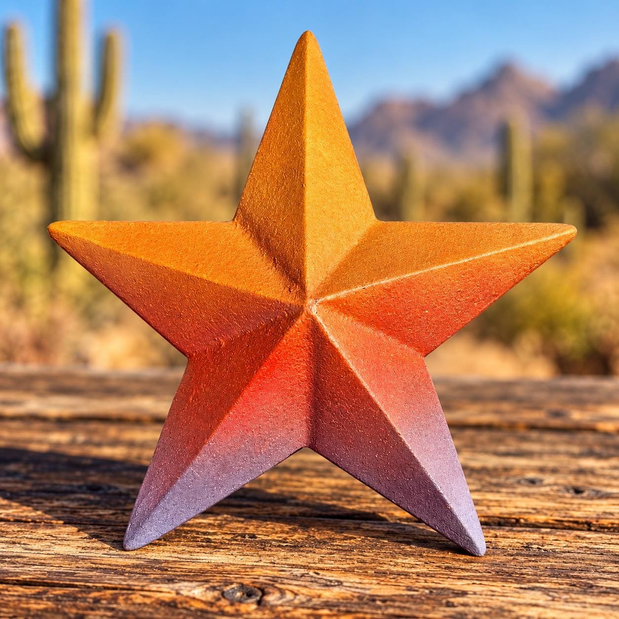 Handpainted Arizona Stars