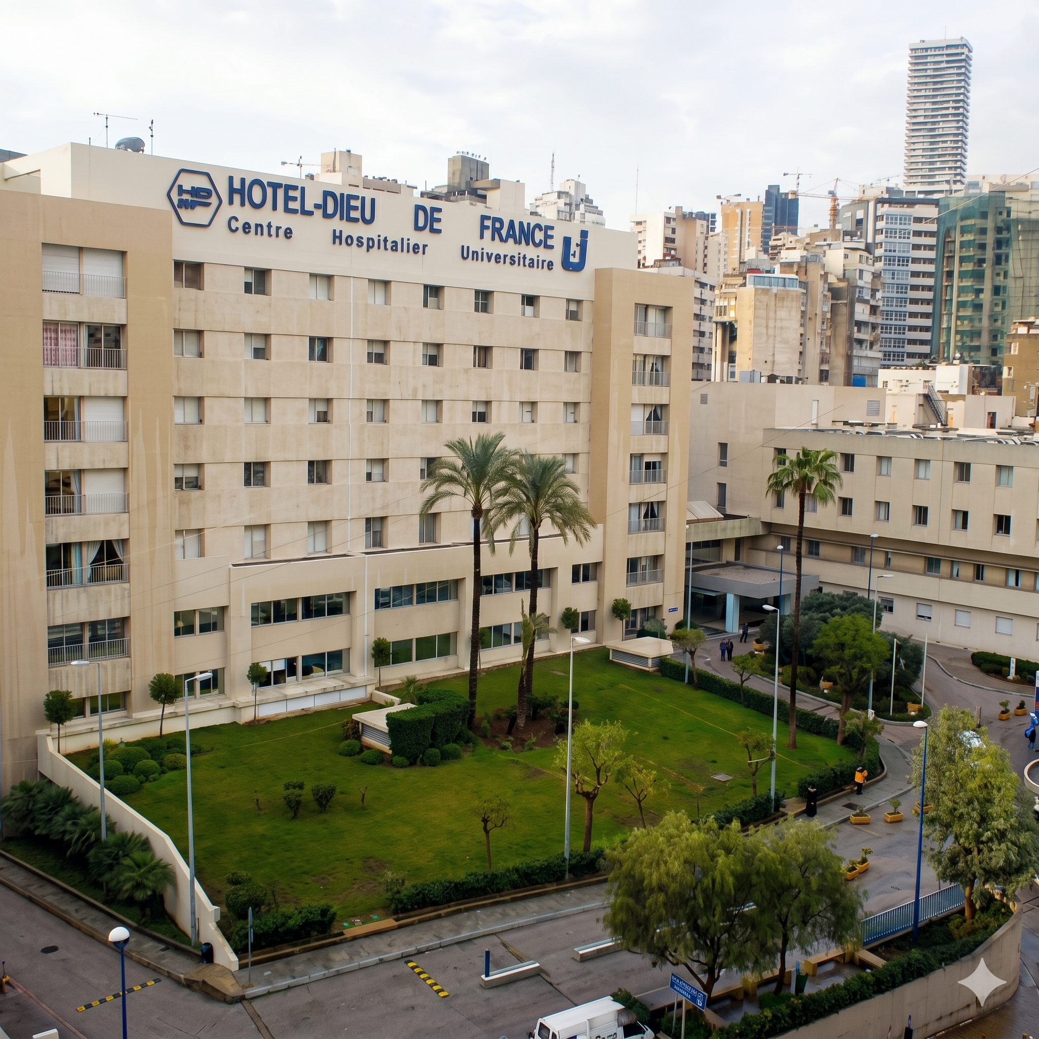 Hotel-Dieu de France Concrete Works