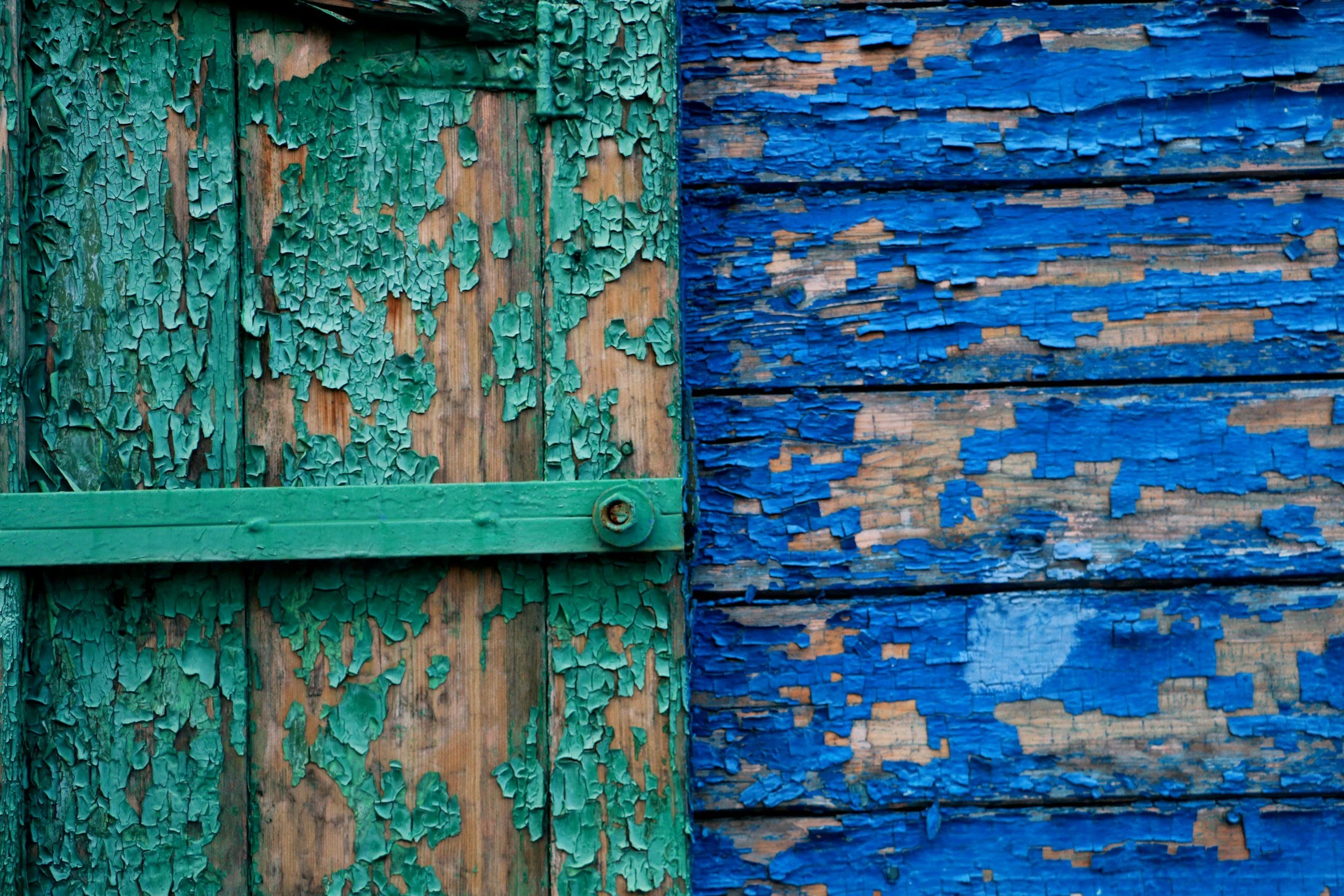 Painted wood