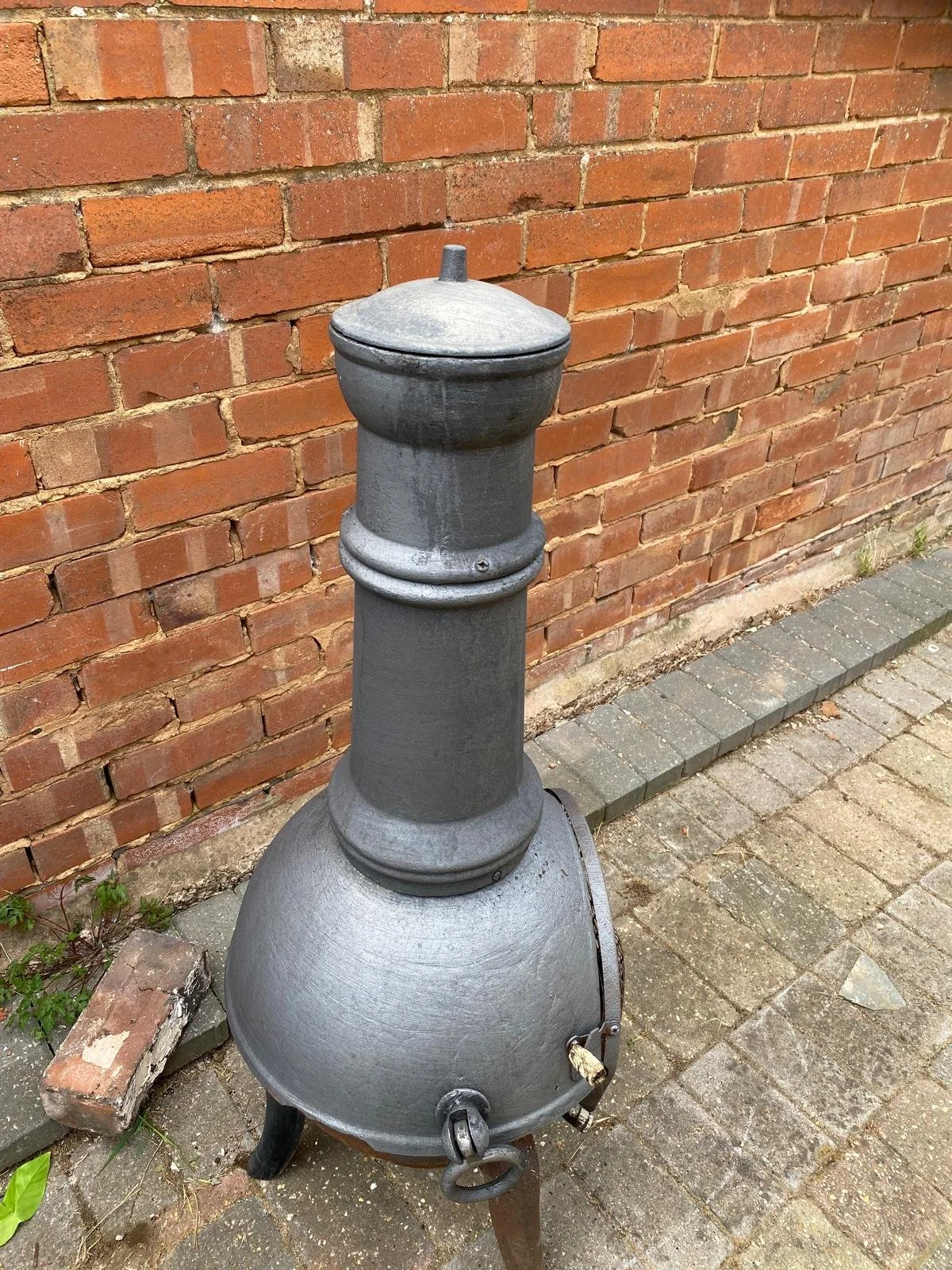 Chiminea After Laser Cleaning & Restoration