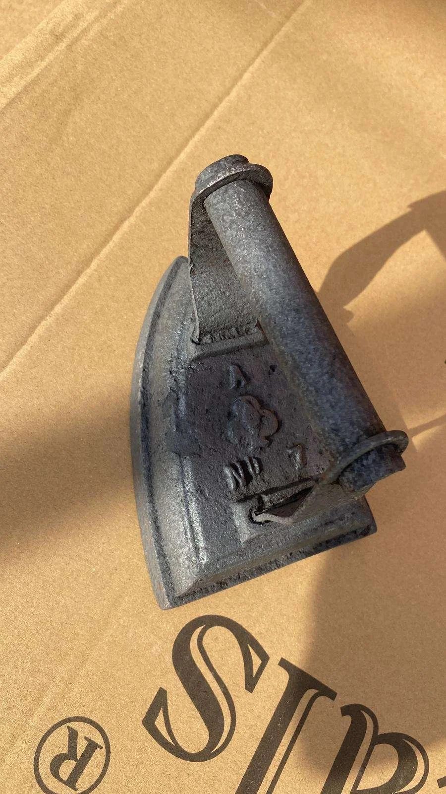 Vintage Iron After Laser Cleaning Restoration