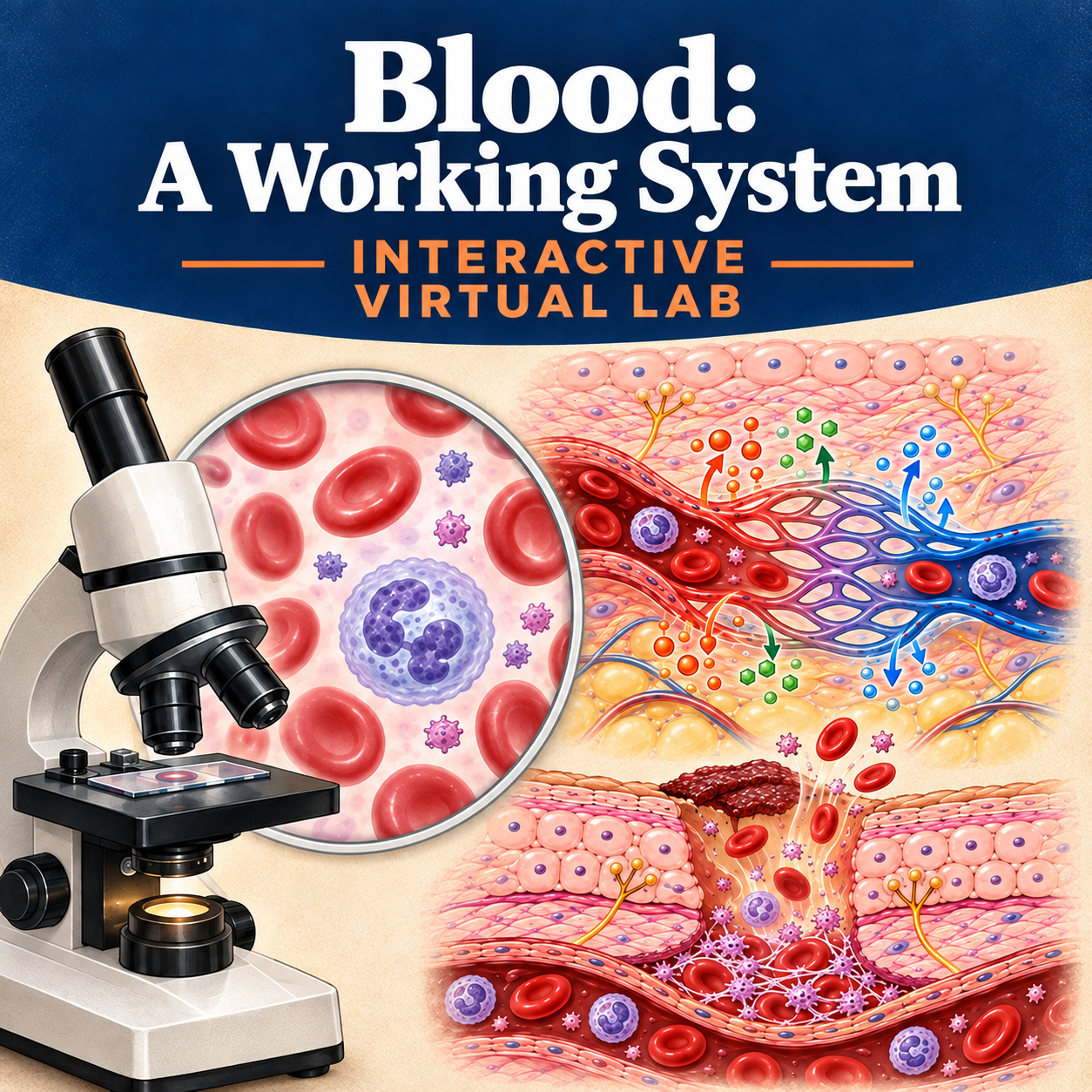 From a Boring Blood Text to a Working Blood Simulator