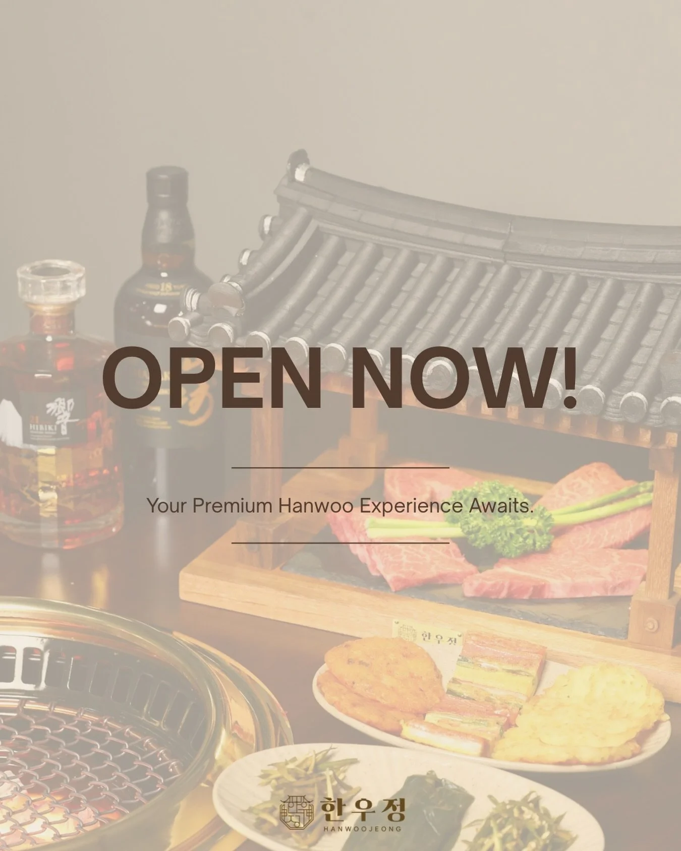 Open now!
We look forward to welcoming you at Hanwoojeong.
.
HANWOOJEONG KOREAN BBQ
Myeongdong 3-gil 44 3rd Floor
.
#koreanbbq #myeongdong #seoul #myeongdongkoreanbbq #hanwoo
