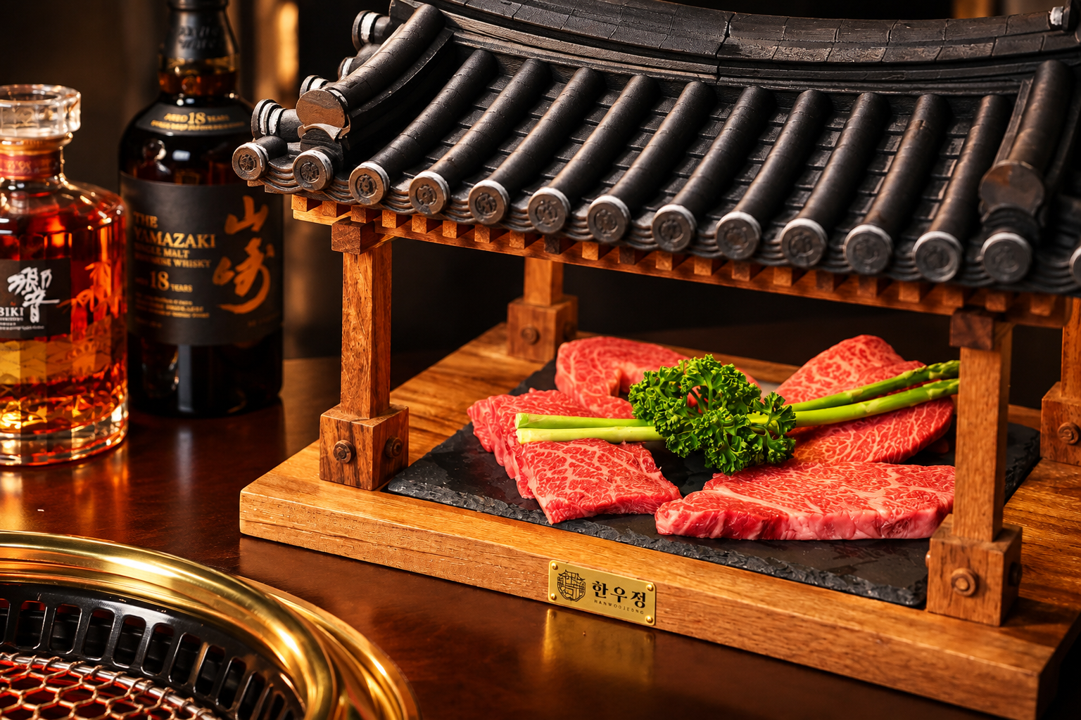 Free Corkage Myeongdong Korean BBQ Hanwoojeong Hanwoo Beef Premium