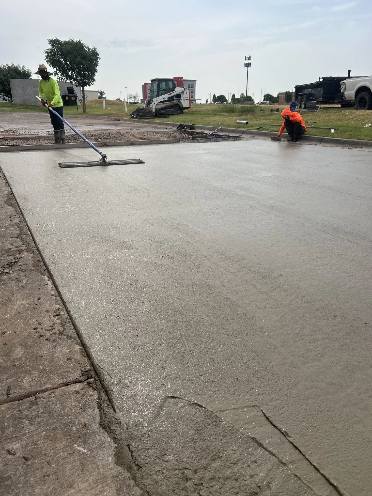 Concrete finishing in Edmond, OK