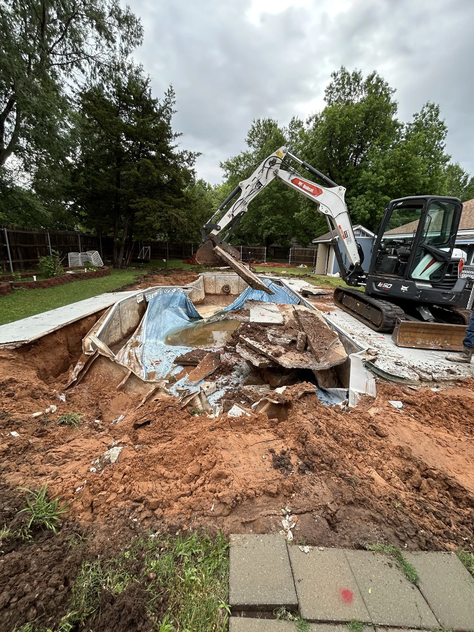 Concrete demolition in OKC