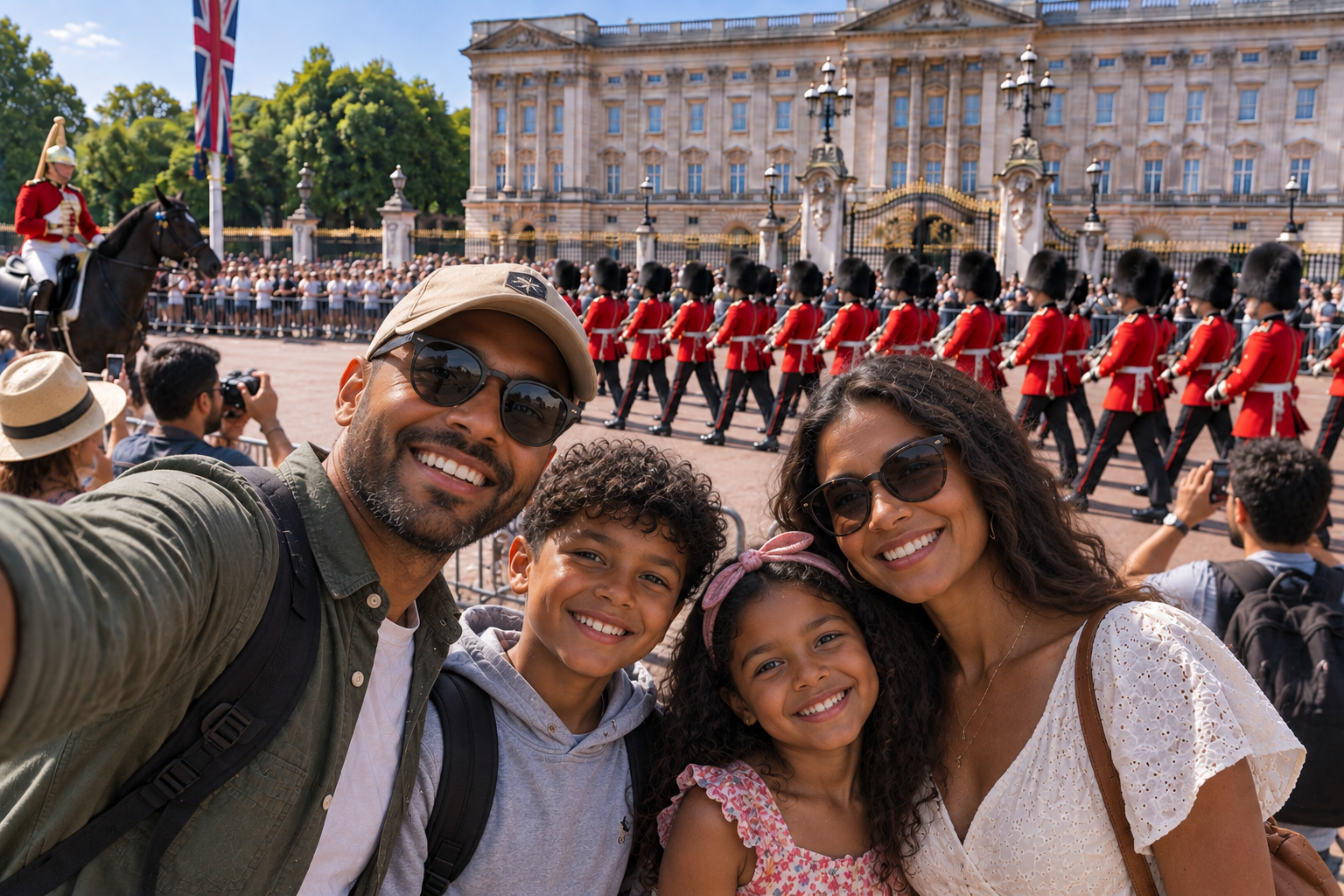 Selfie at guard change (Royal London Experience)