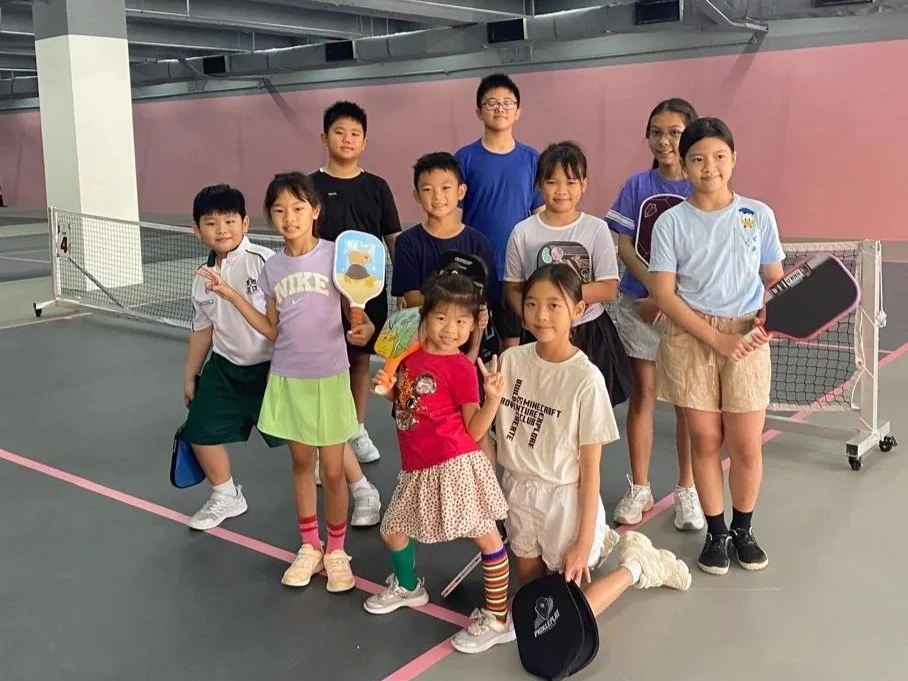 Kids group pickleball classes at Play! Ball Serangoon