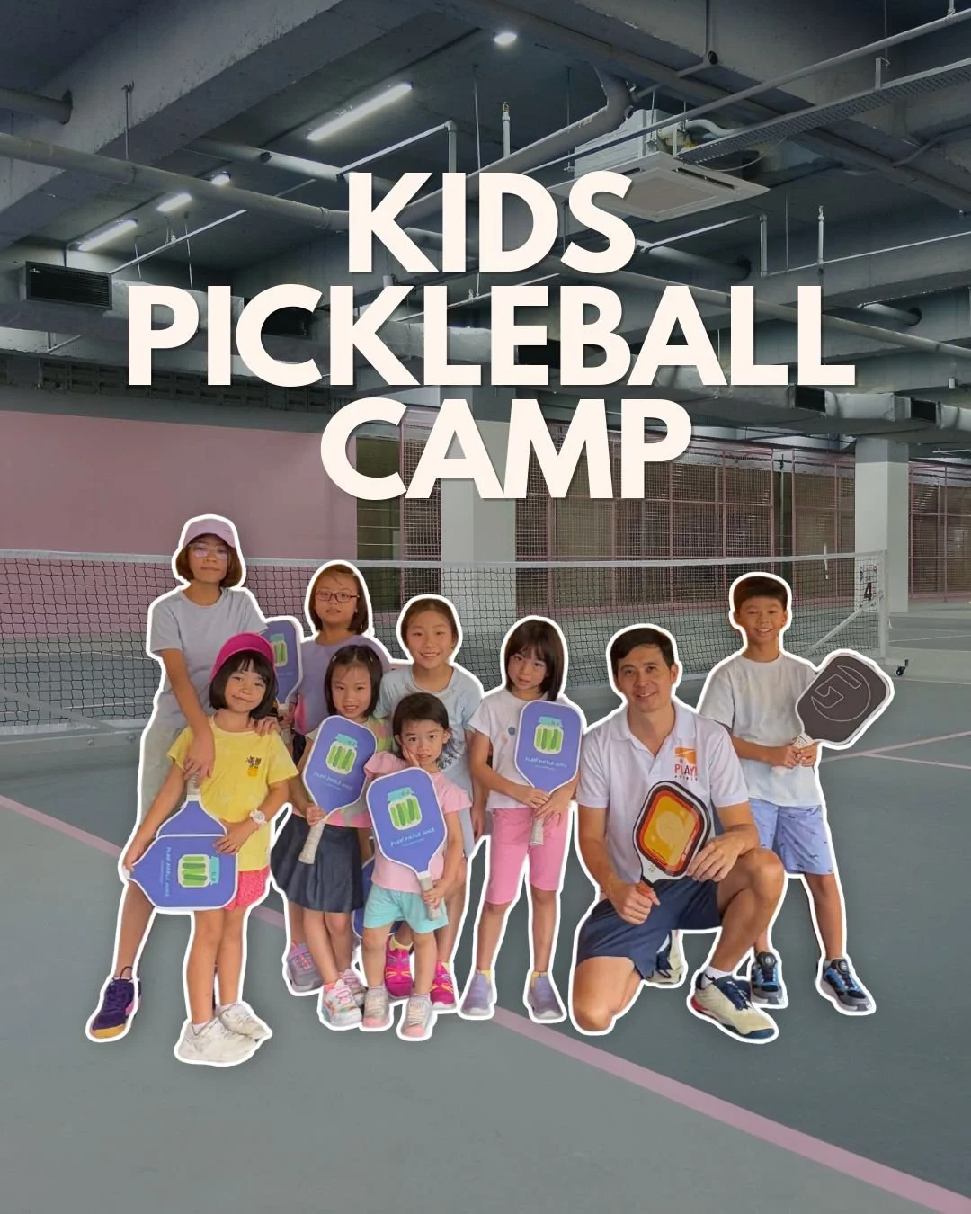 Kids Pickleball Holiday Camp at Play! Ball Serangoon