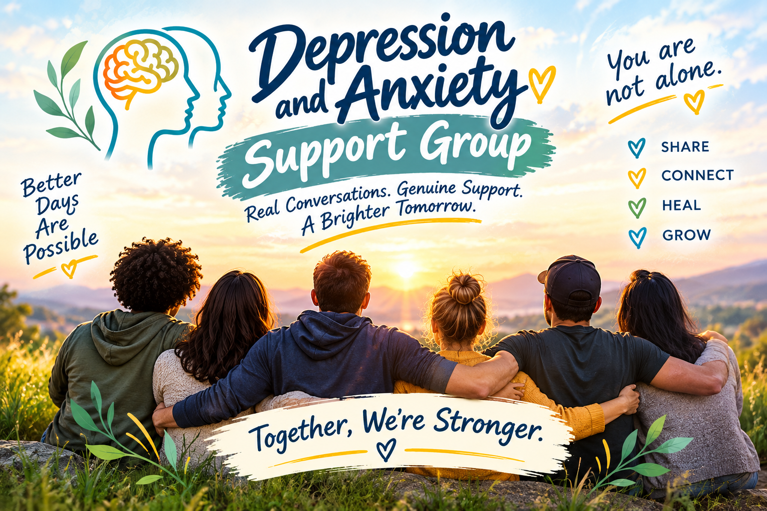 Depression &amp; Anxiety Support Group - Young Adults 