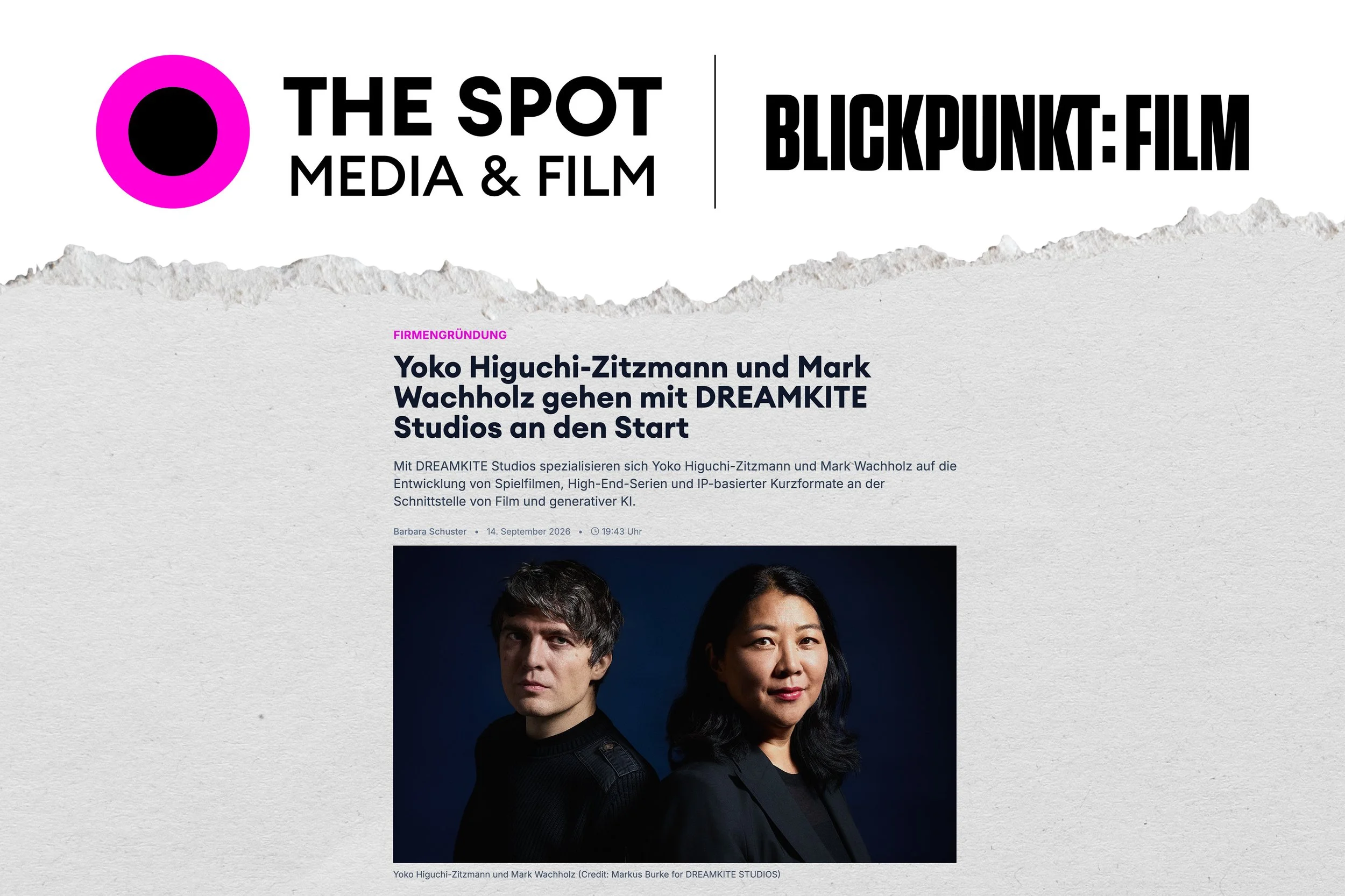 Article in THE SPOT MEDIA