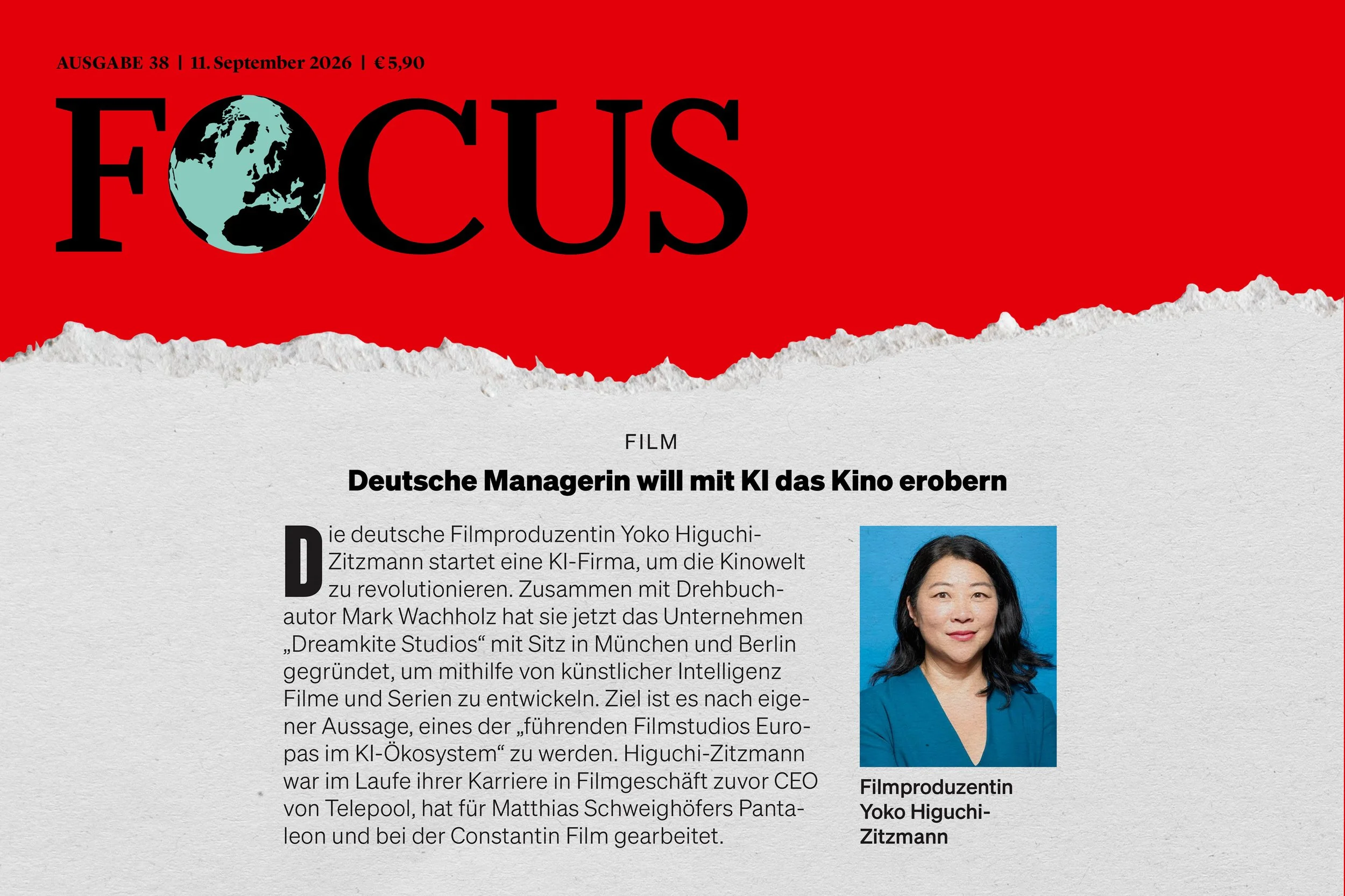 Article in Focus Magazine