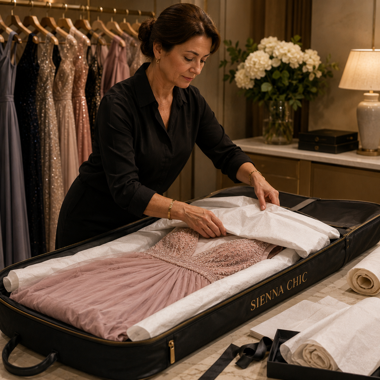 Professional Dress Packing & Travel Preparation