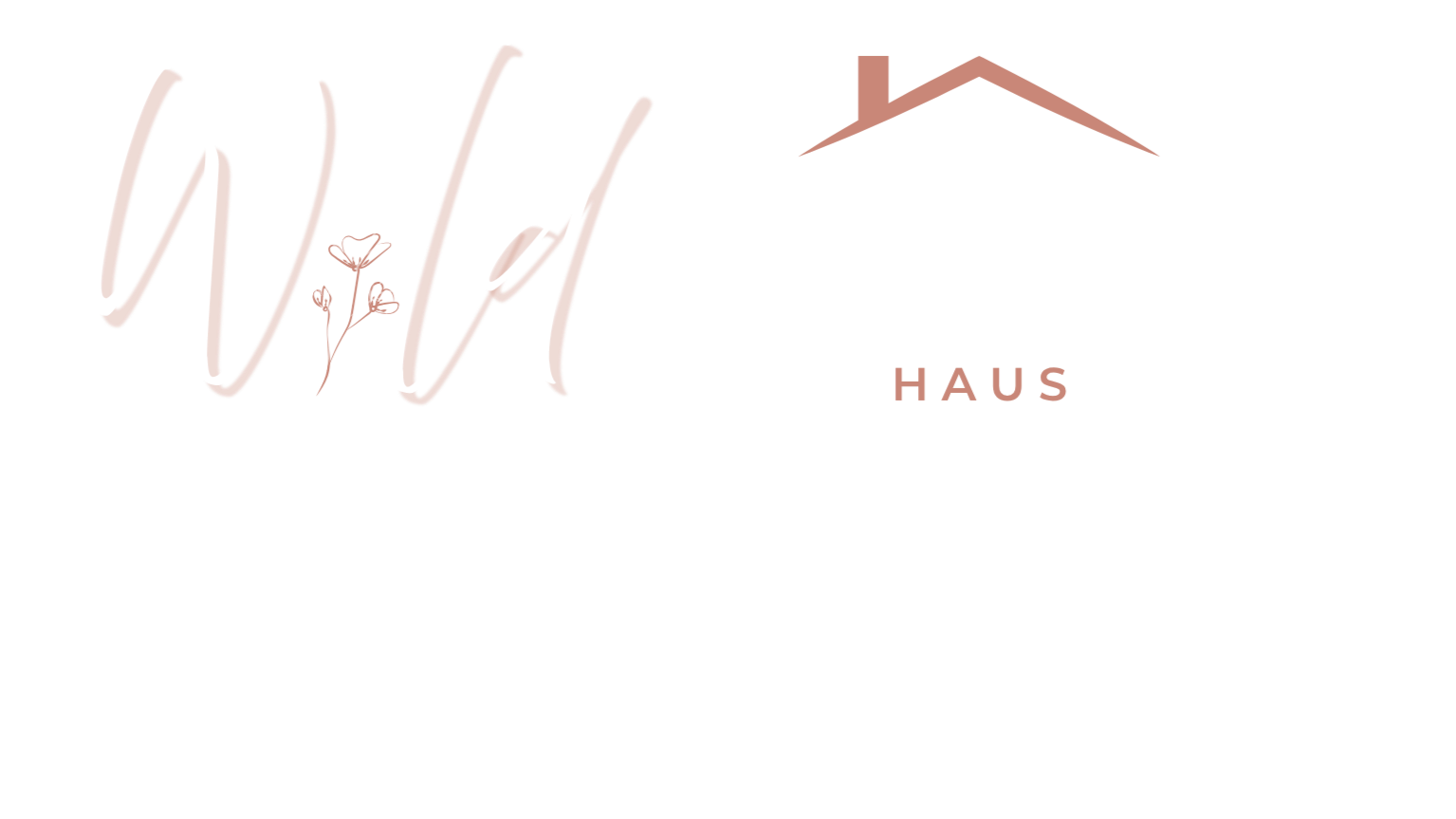 Will Bloom Haus logo with text and floral and house graphic elements.