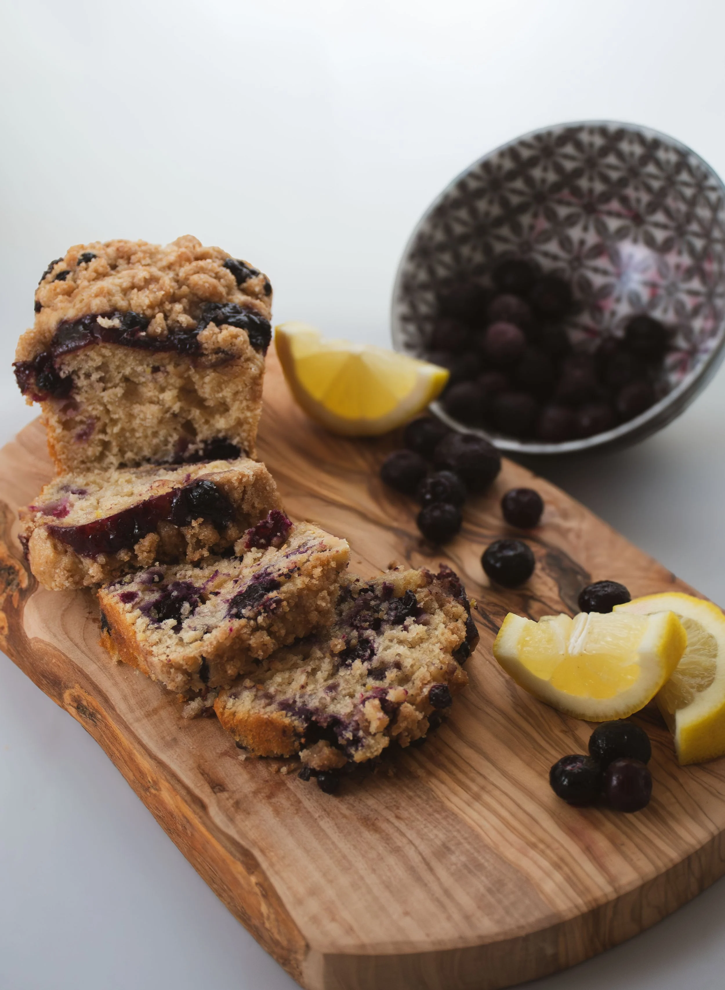 Blueberry Lemon Crumble Loaf