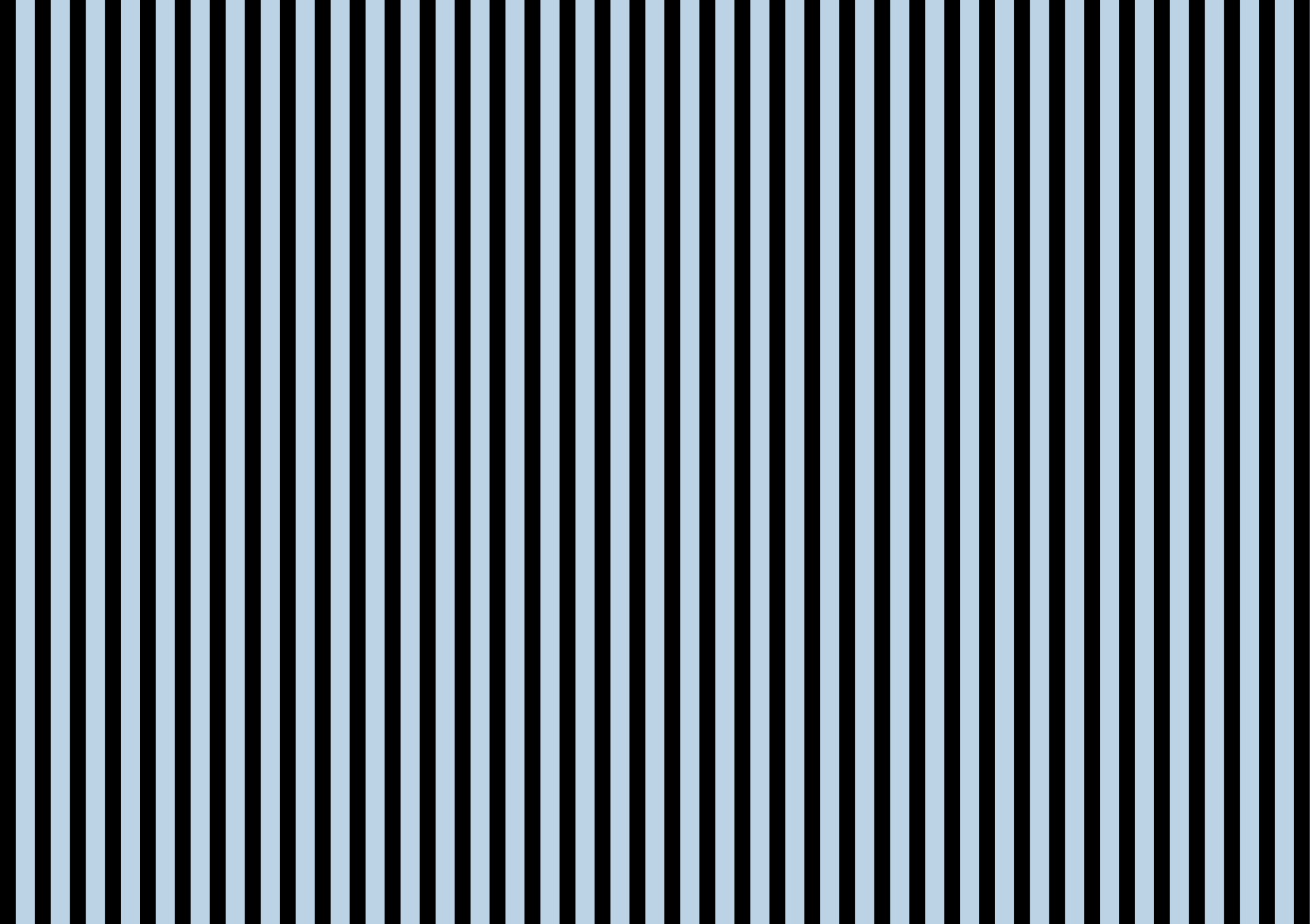 A close-up view of a computer screen displaying vertical black lines on a blue background.