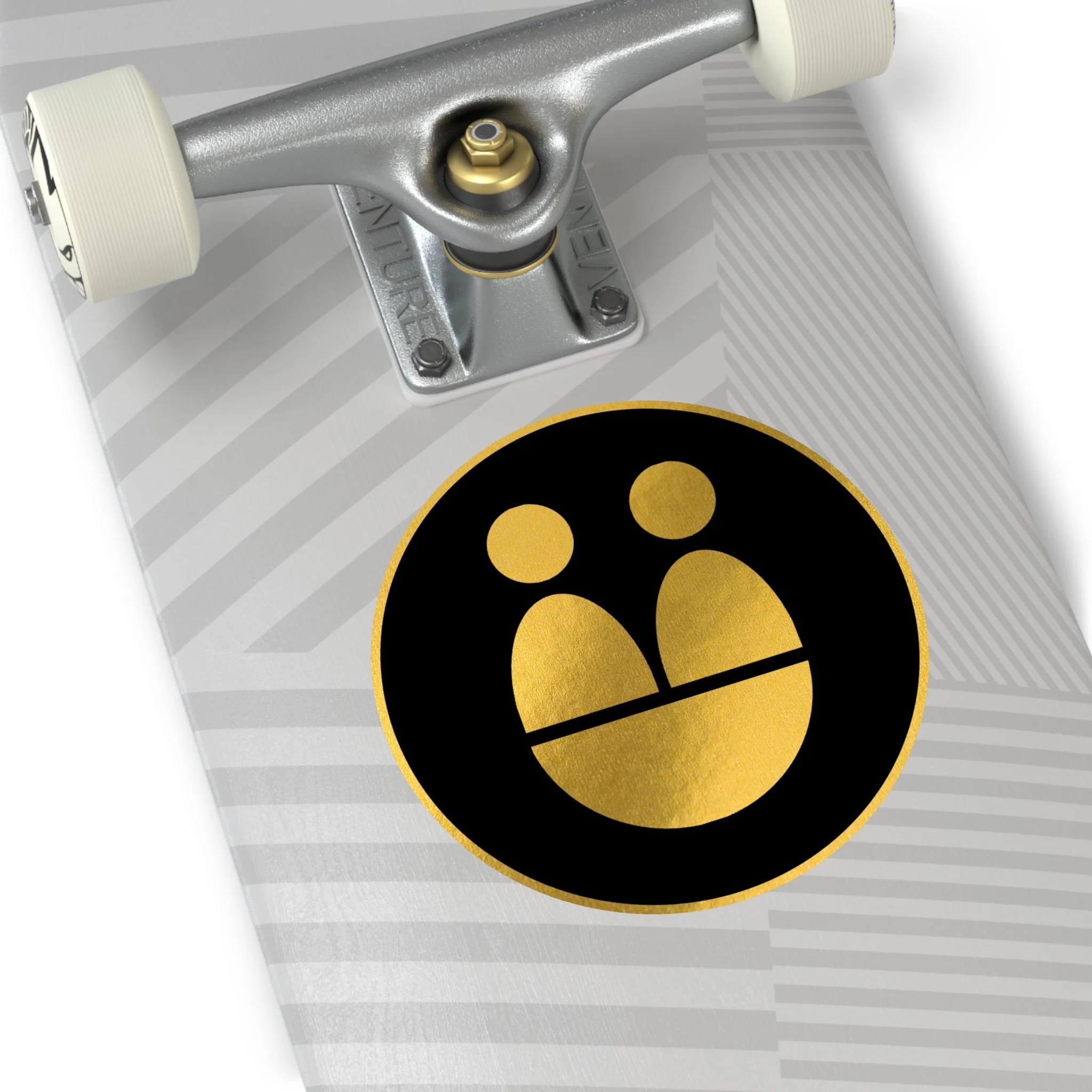 How People Meet Round Vinyl Sticker