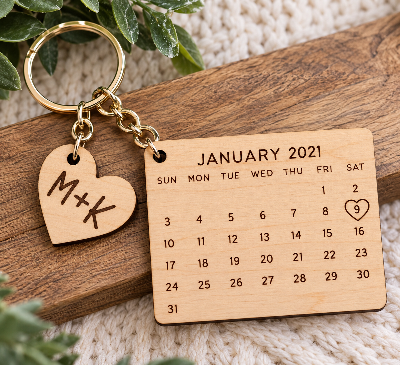Date Keychain