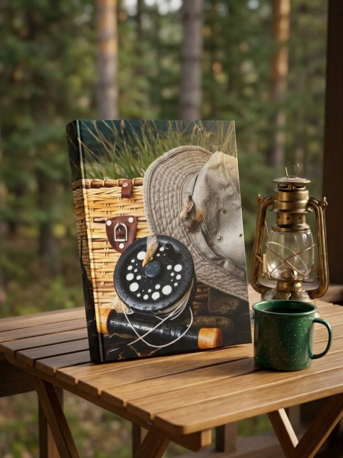 Fly Fishing Reel and Hat